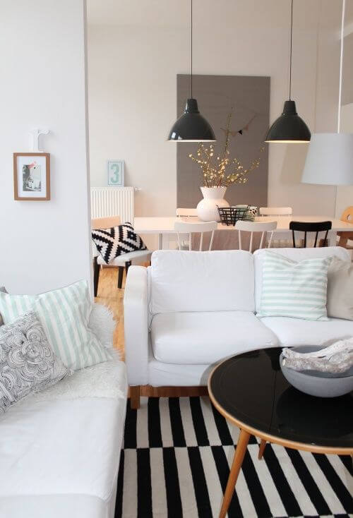 The same decor for a harmonious living-dining room (1)
