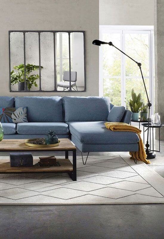 Try the blue trend in your industrial style interior (1)