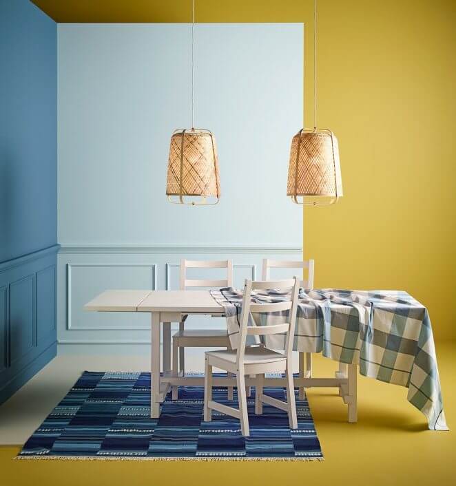 Warm yellow and shades of blue, the perfect match (1)