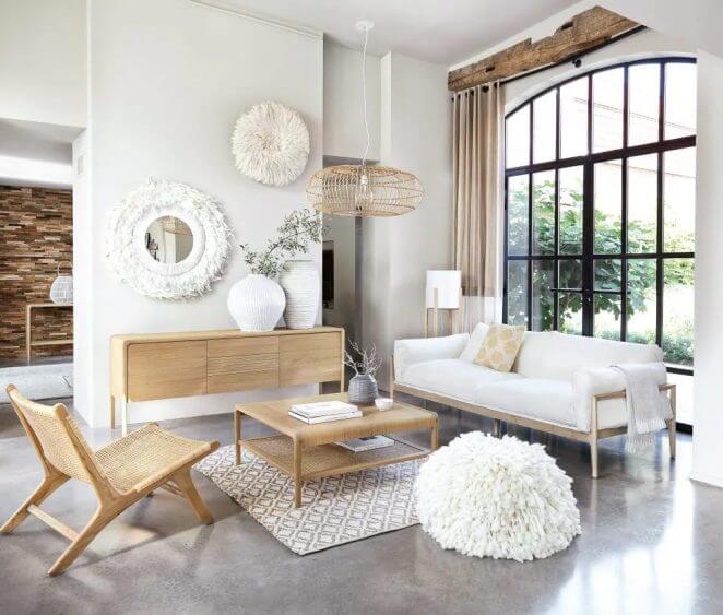 White and natural materials, a warm atmosphere (1)