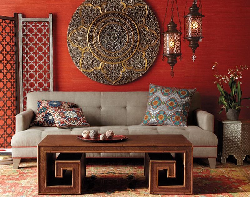Modern Moroccan Living Room, Moroccan Living Room Set