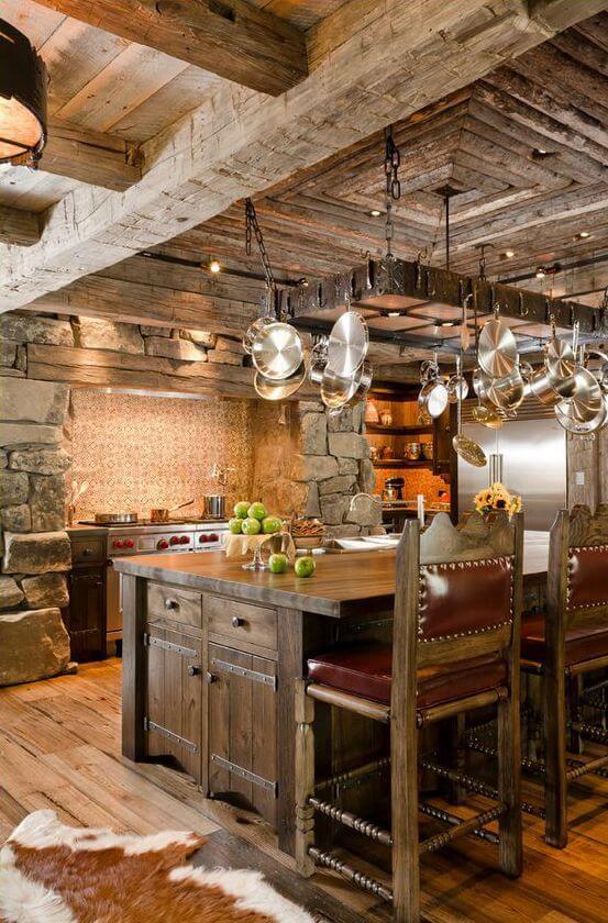A rustic chalet-style kitchen (1)