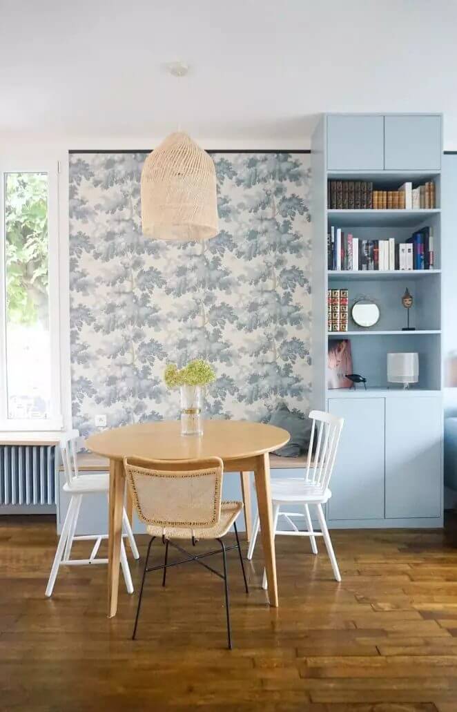 A watercolor style wallpaper for a soft decoration (1)