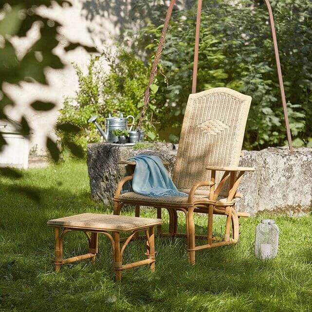 Armchair and footstool (1)