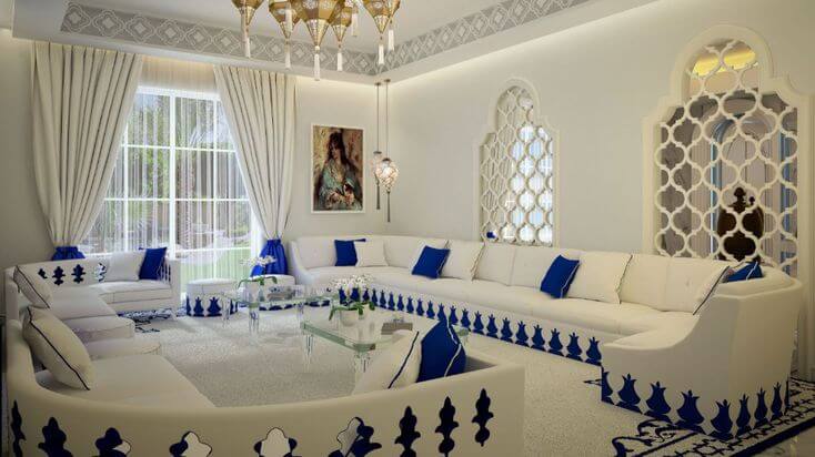 Blue and white living room (1)