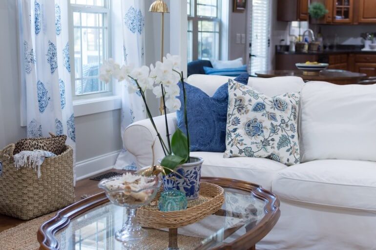Blue hues in your chic cottage decoration (1)