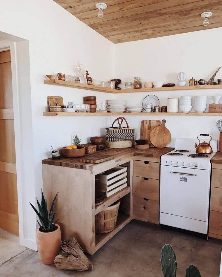Bohemian wooden kitchen (1)