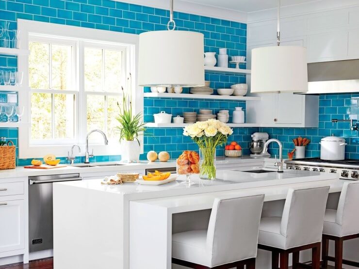 Bold kitchen tiles (1)