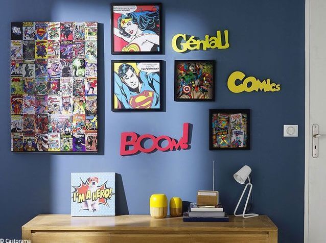 Comics for his teenager's wall (1)