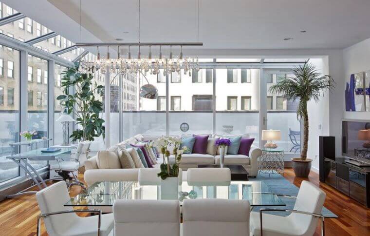 Contemporary style feng shui living room (1)