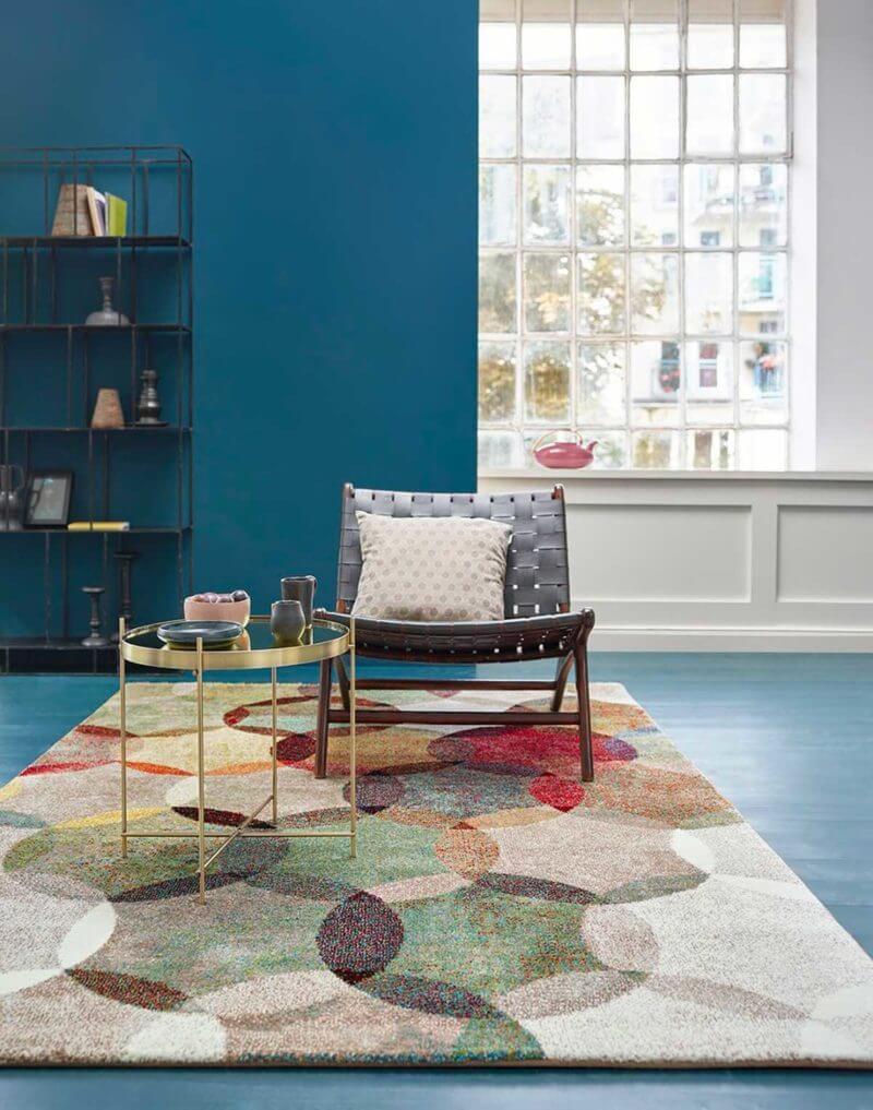Design rug with circular patterns (1)