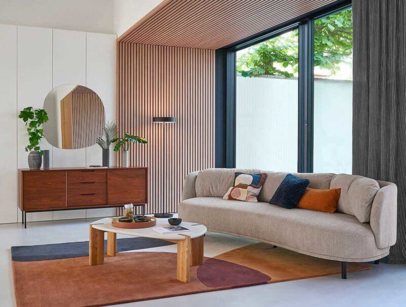 Living room with contemporary style carpet (1)