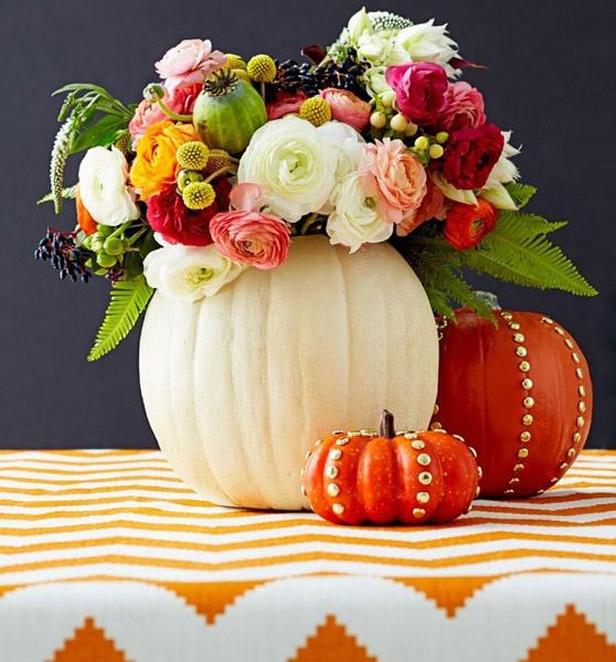 Pumpkin-shaped vase