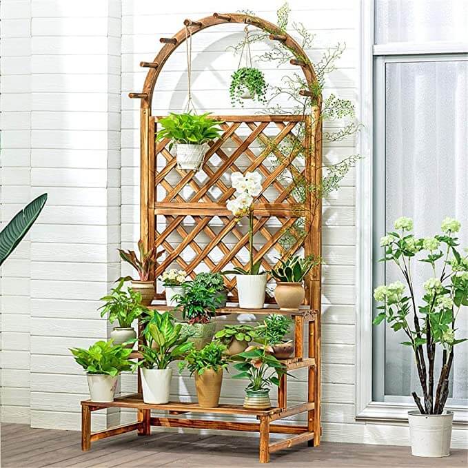 Rattan furniture for plants (1)