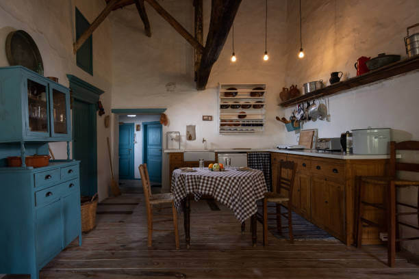 Rustic vintage kitchen (1)