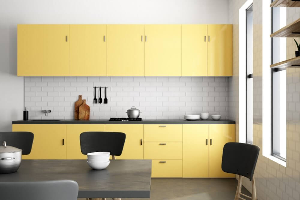 White and pastel yellow kitchen (1)