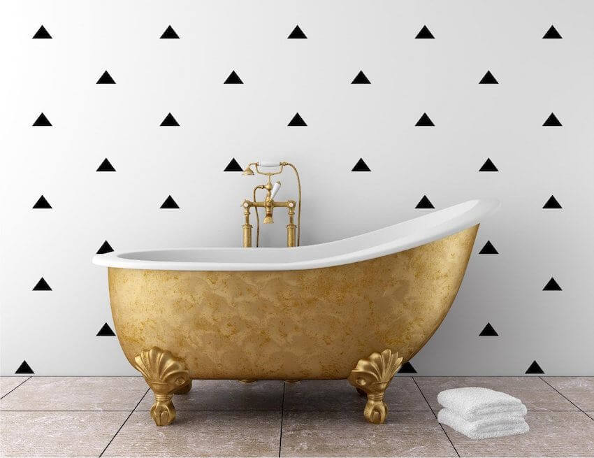 10 Bathroom Ideas With Golden Touches (1)