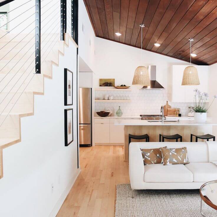 15 Ideas to Combine White and Wood in Your Interior (1)