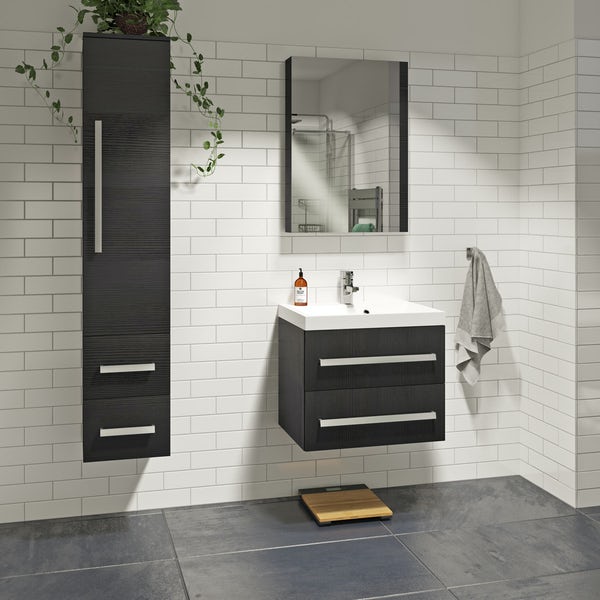 20 Beautiful Bathroom Design Ideas With a Black Sink Cabinet