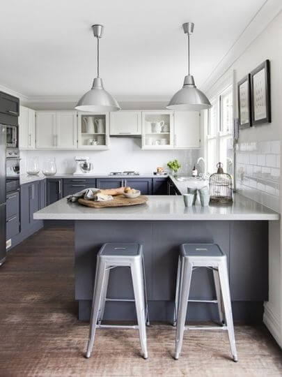20 Ideas of White Kitchen With Colors (1)