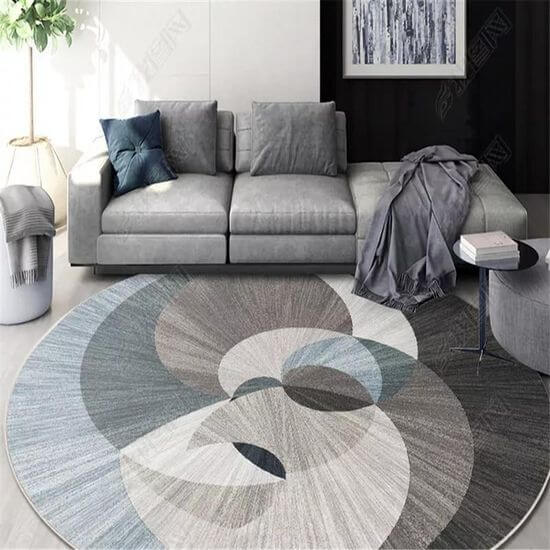 20 Ideas of the Round Carpet Trend for the Whole Home (1)