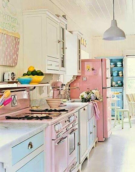 25 Ideas to Bring Some Pep With Pastel Kitchen (1)