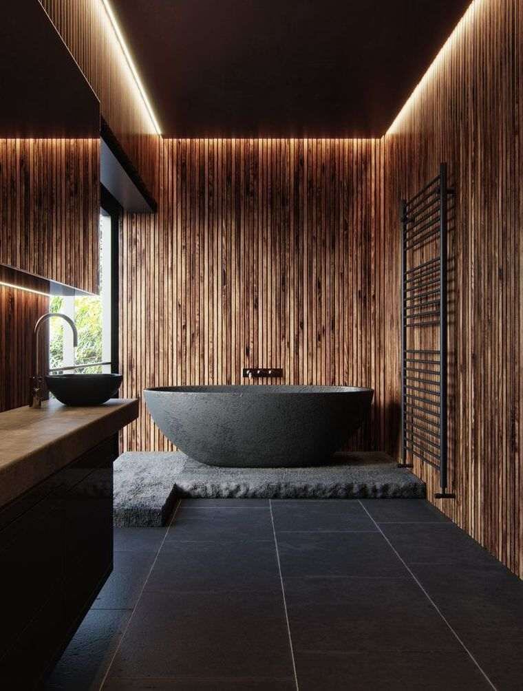 A chic mountain chalet style bathroom (1)
