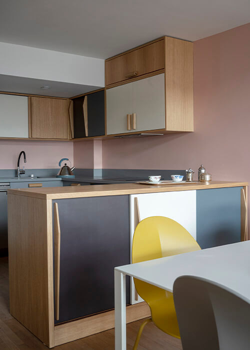 A pastel and wood kitchen (1)