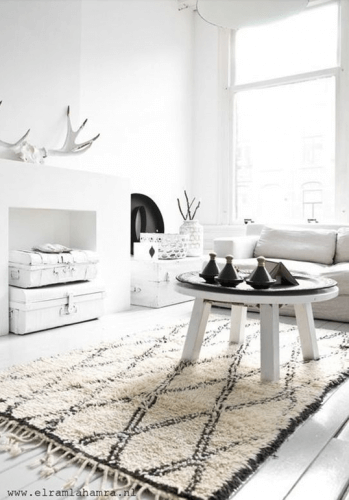 A white living room enhanced with black accents (1)