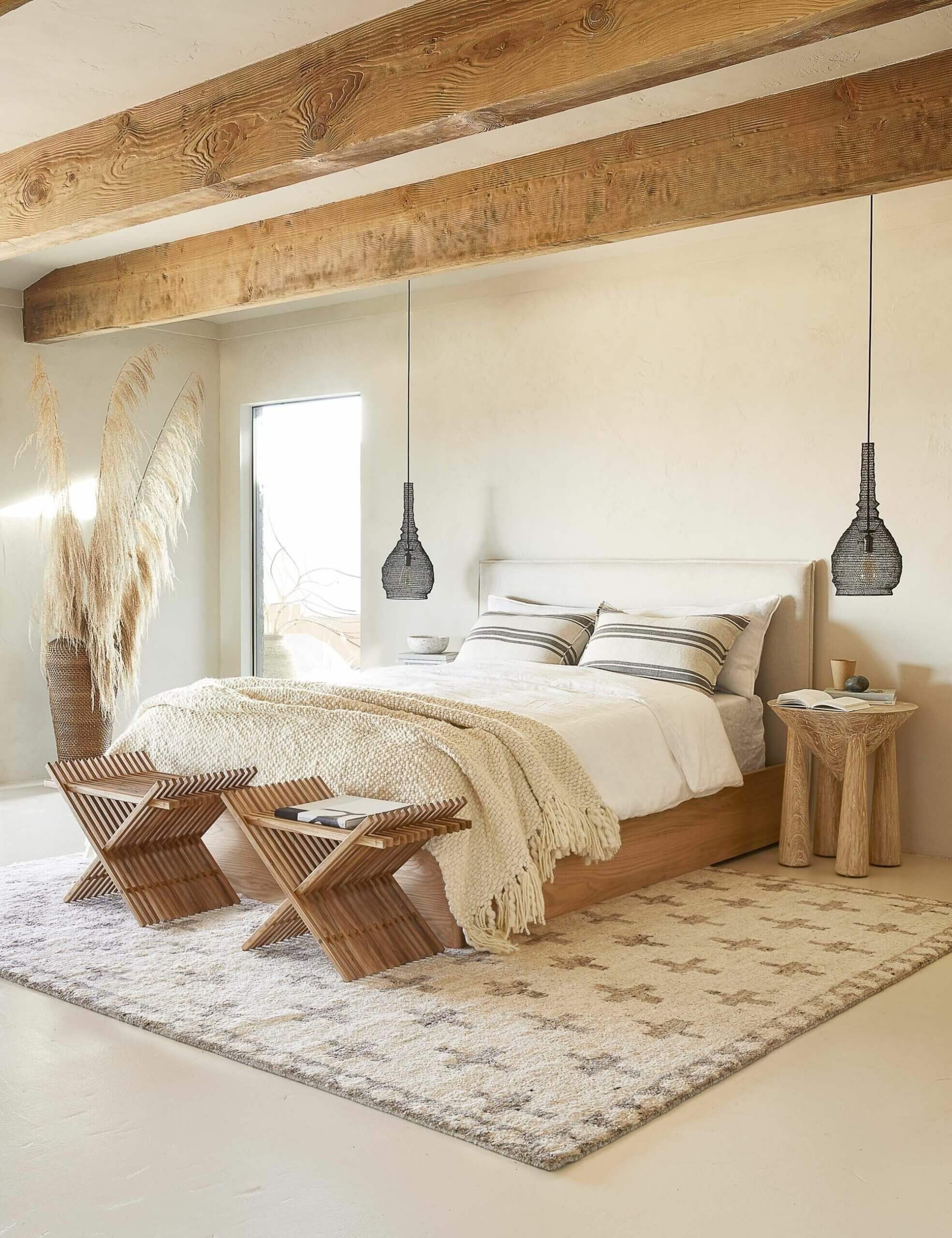 Adopt the exposed beams and the total white look (1)