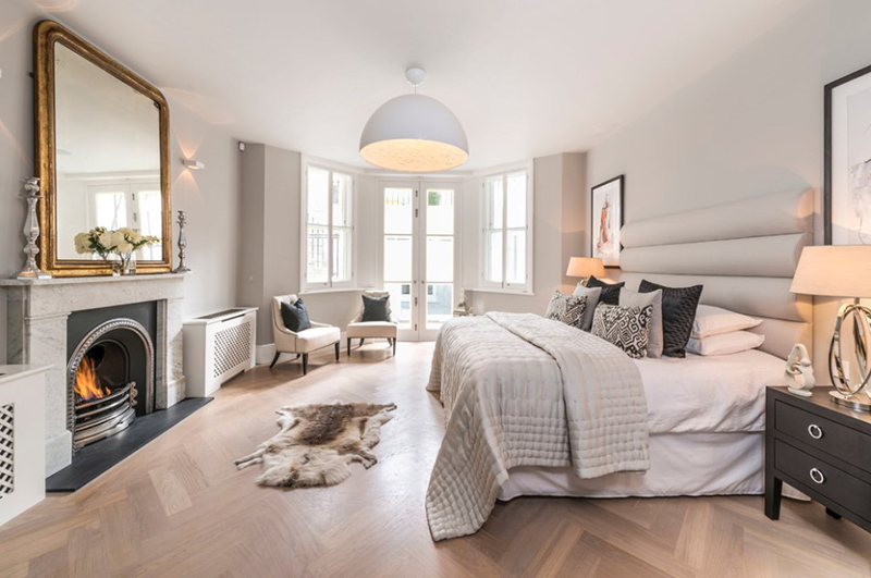 Best Ideas of Bedrooms Enhanced by Herringbone Patterns