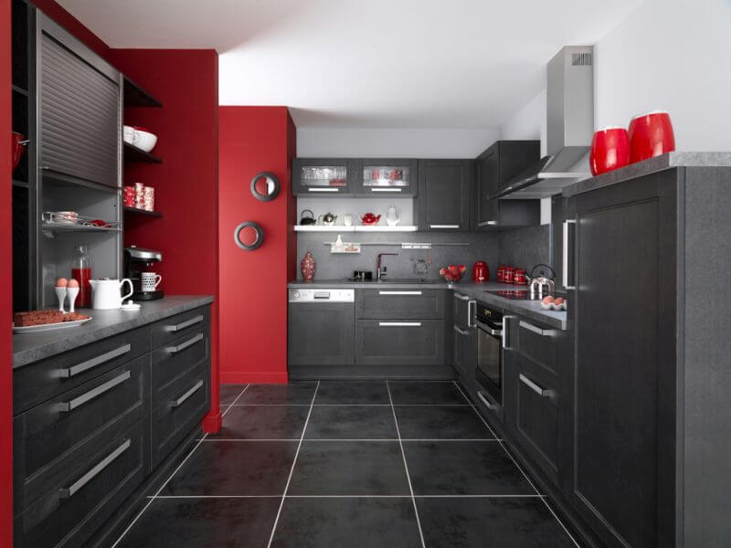 Black and red kitchen (1)