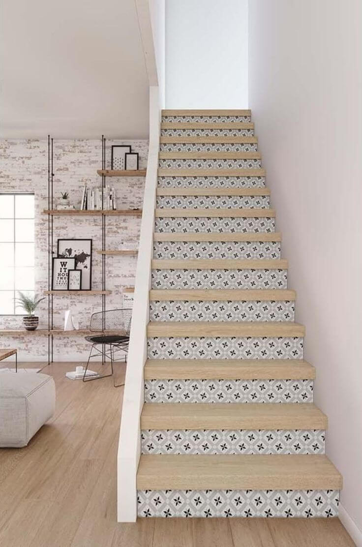 Cement tiles to revamp your staircase (1)