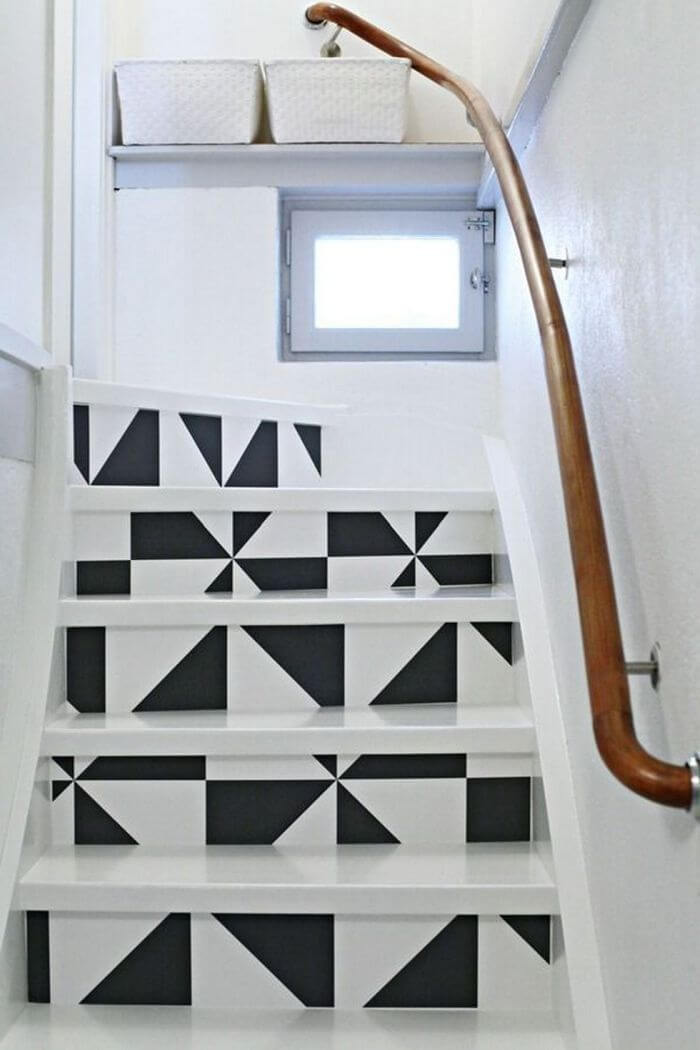 Geometric pattern staircase (1)