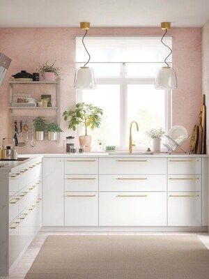 Kitchens painted with pastel colors (1)