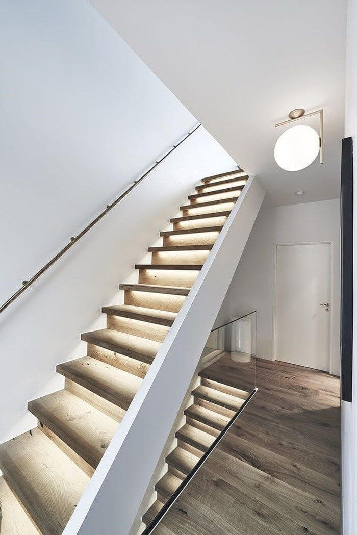 Opt for staircases with integrated lighting or add your own (1)