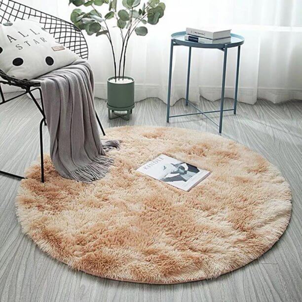 Round polyster rugs (1)
