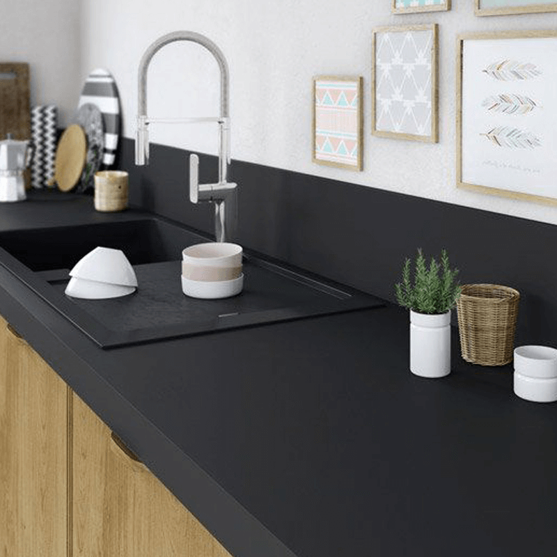 The matte black worktop for your kitchen (1)