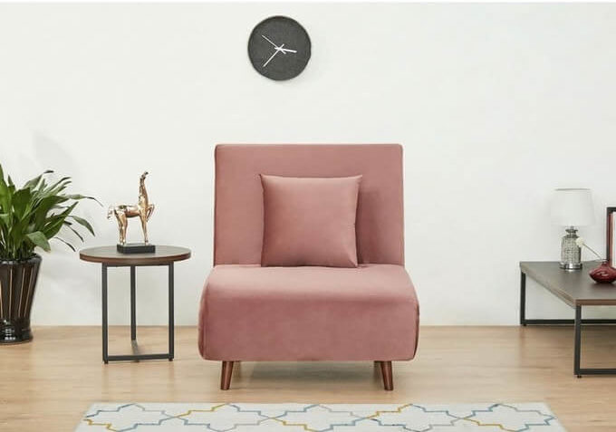 pink convertible armchair (1)