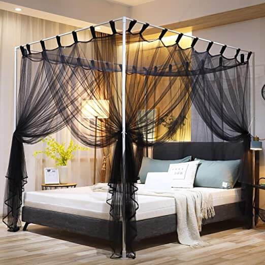 15 Ideas of Four-poster Bed and Canopy Ideas for a Sumptuous Bedroom (1)