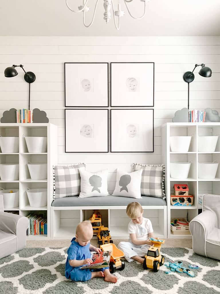 20 Ideas for Organizing a Children's Playroom (1)