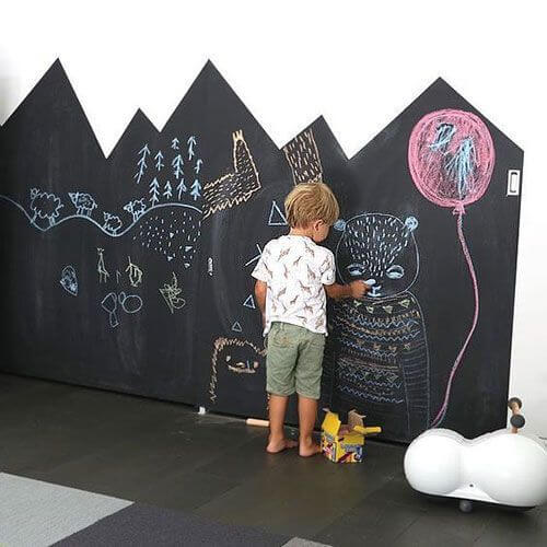 Paint a wall with slate paint (1)