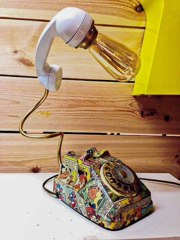 vintage style lamp telephone (1)