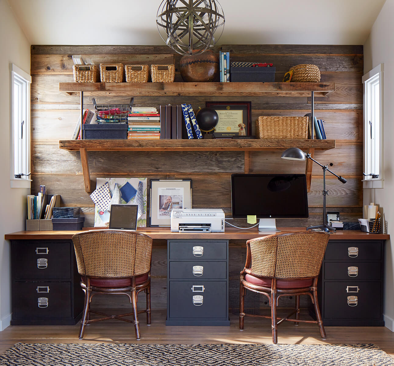12 Ideas to Furnish and Decorate an Office With a Rustic Touch (1)