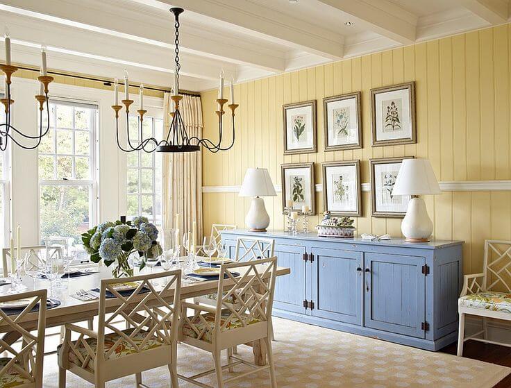 15+ Ideas of Refreshing Dining Room Decor in Yellow (1)