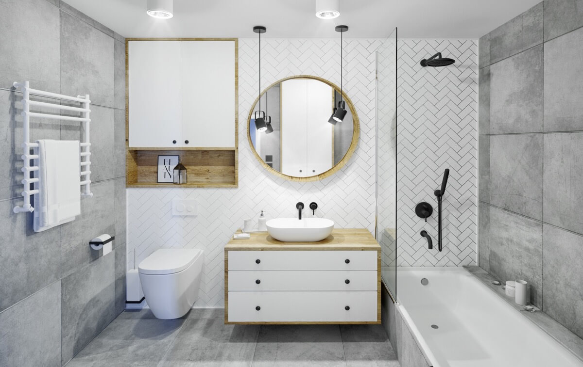 A gray and white minimalist bathroom (1)