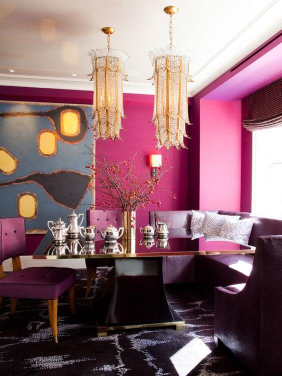 Cover the walls and the ceiling in fuchsia (1)