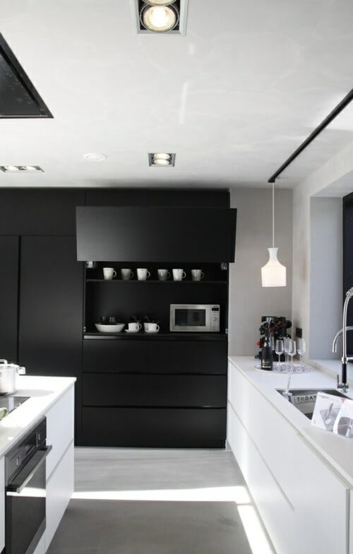 Modern and minimalist with black for storage furniture (1)