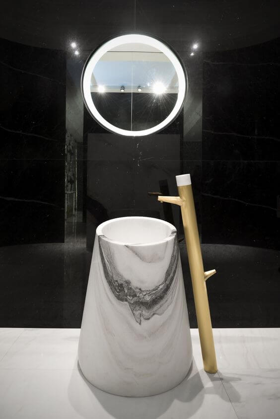 Modern pedestal sinks in other forms (1)