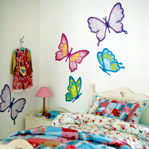 Multicolored butterflies (1)